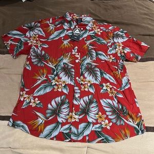 Floral button up shirt